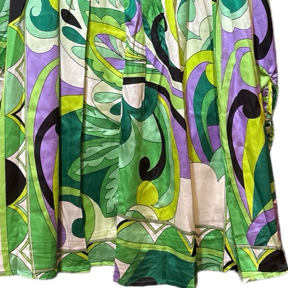 TCEC Scarf Print Mini Dress With Pockets - Picture 14 of 15